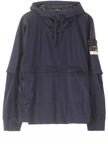 20SS 721940504 V0020 Shadow Project Wappen Hooded Jacket Navy Men's Jacket TTA - STONE ISLAND - BALAAN 1