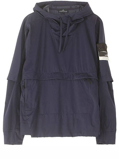 Shadow Project Waffen Hooded Jacket Men s Windbreaker Navy Blue 721940504 V0020 - STONE ISLAND - BALAAN 2