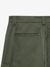 Cotton Pleated Pocket Wide Pants Khaki - NOIRER - BALAAN 7