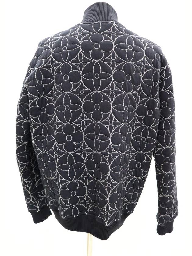 Zip Through Monogram Flower Blouson - LOUIS VUITTON - BALAAN 5