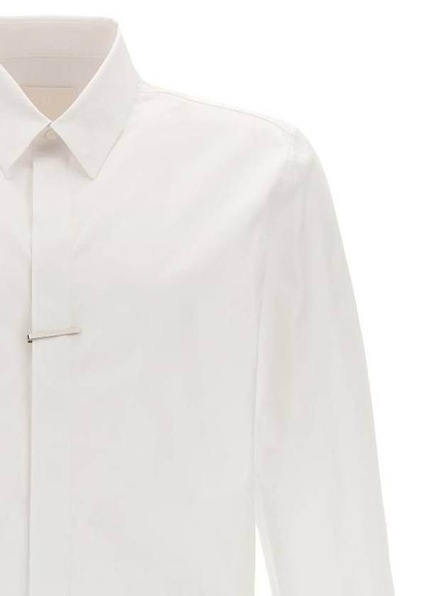 Classic Fit Poplin Long Sleeve Shirt White - GIVENCHY - BALAAN 4