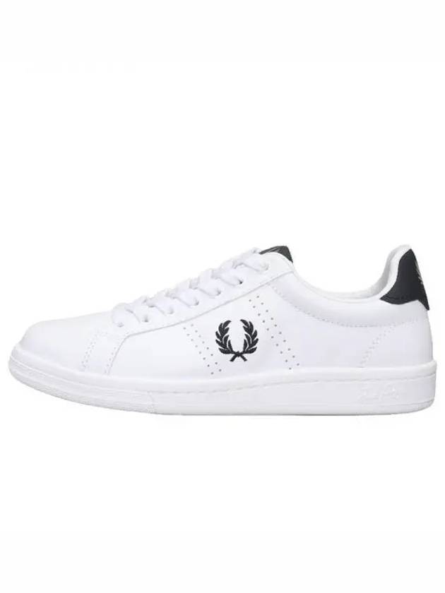 B721 Logo Leather Low Top Sneakers White - FRED PERRY - BALAAN 2