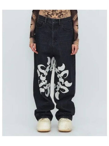 KUSIKOHC M R Patch Denim Pants Black KSK - KULTAKESKUS - BALAAN 1