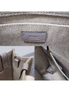 Woody Small Canvas Tote Bag Musk Grey - CHLOE - BALAAN 10