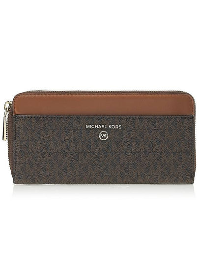 Jet Set Charm Canvas Long Wallet Brown - MICHAEL KORS - BALAAN 2