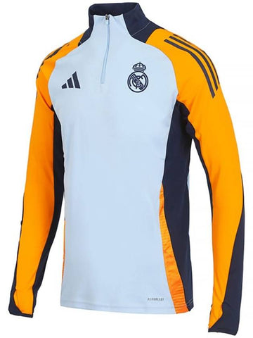 Real Madrid Training Long Sleeve T-Shirt Blue - ADIDAS - BALAAN 1