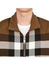 Check Bomber Jacket Brown - BURBERRY - BALAAN 9