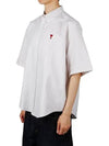 De Coeur Short Sleeve Shirt Chalk - AMI - BALAAN 2