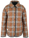 Diamond Quilted Nylon Canvas Jacket Black - BURBERRY - BALAAN 4