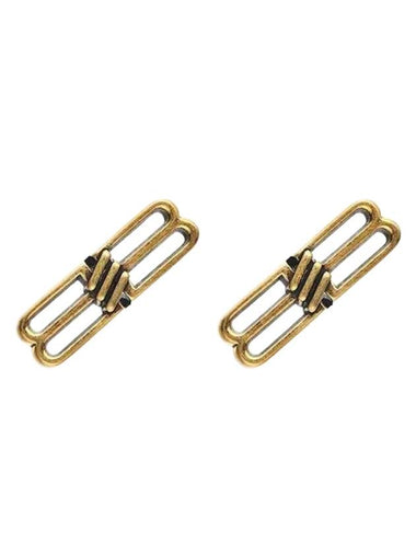 WoMen's BB Icon Earrings Gold - BALENCIAGA - BALAAN 1