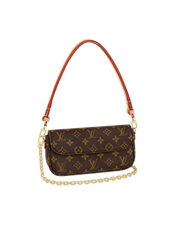 Ivy Wallet on Chain Monogram Shoulder Bag Tan - LOUIS VUITTON - BALAAN 1