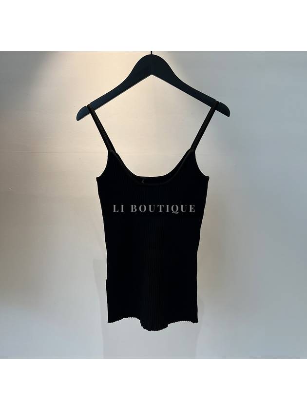 Logo Knit Sleeveless Black - COURREGES - BALAAN 4