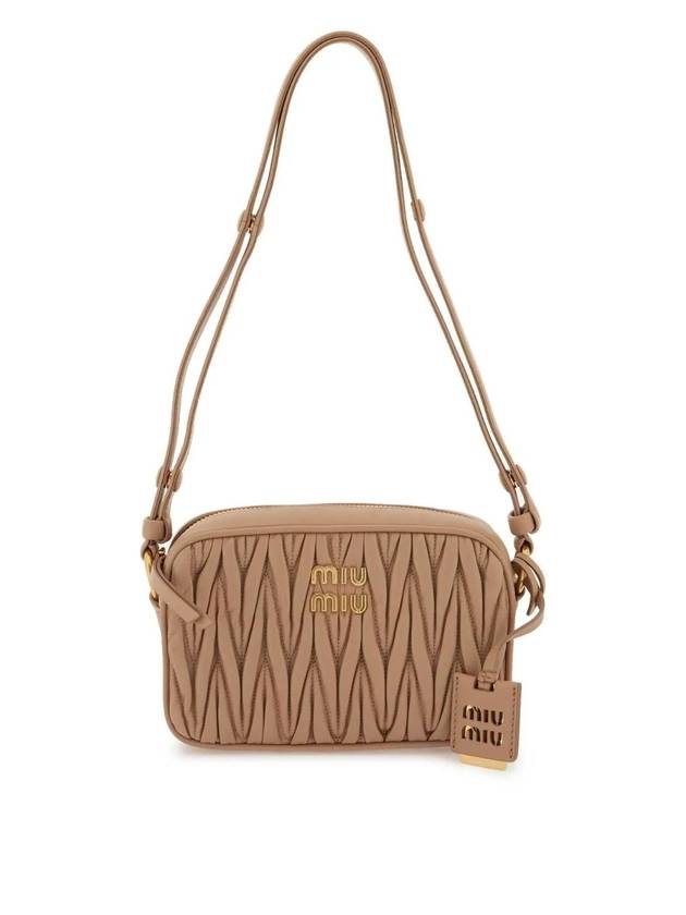 Materasse Nappa Leather Shoulder Bag Cameo - MIU MIU - BALAAN 1