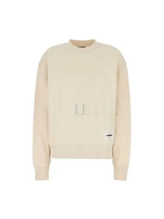 Logo Patch Sweatshirt Beige - JIL SANDER - BALAAN 2