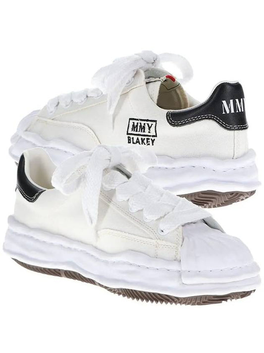 Blakey OG Sole Canvas Low Top Sneakers White - MAISON MIHARA YASUHIRO - BALAAN 2