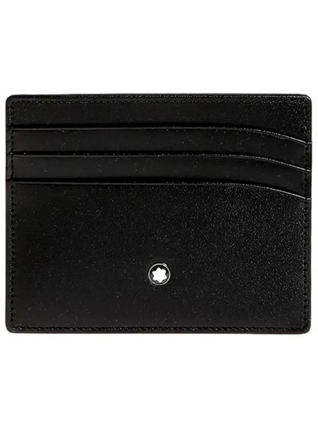 Logo Leather Card Wallet Black - MONTBLANC - BALAAN 2