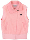 Golfwear Women's Boapolis Shearling Vest Pink - ONOFF - BALAAN 2