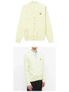 Fox Head Patch Classic Wool Cardigan Yellow - MAISON KITSUNE - BALAAN 6