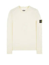 Men's Waffen Patch Round Neck Knit Top Ivory - STONE ISLAND - BALAAN 2