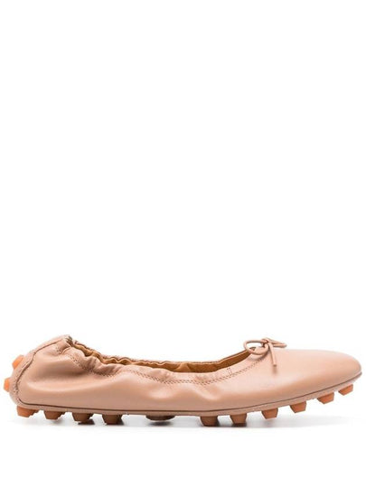 Leather Bubble Ballerina Pink - TOD'S - BALAAN 2