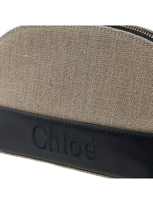 Women's Sense Pouch Bag Beige Black - CHLOE - BALAAN 7