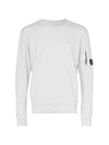 11Th Anniversary Lens Wappen Pocket Sweatshirt White - CP COMPANY - BALAAN 1