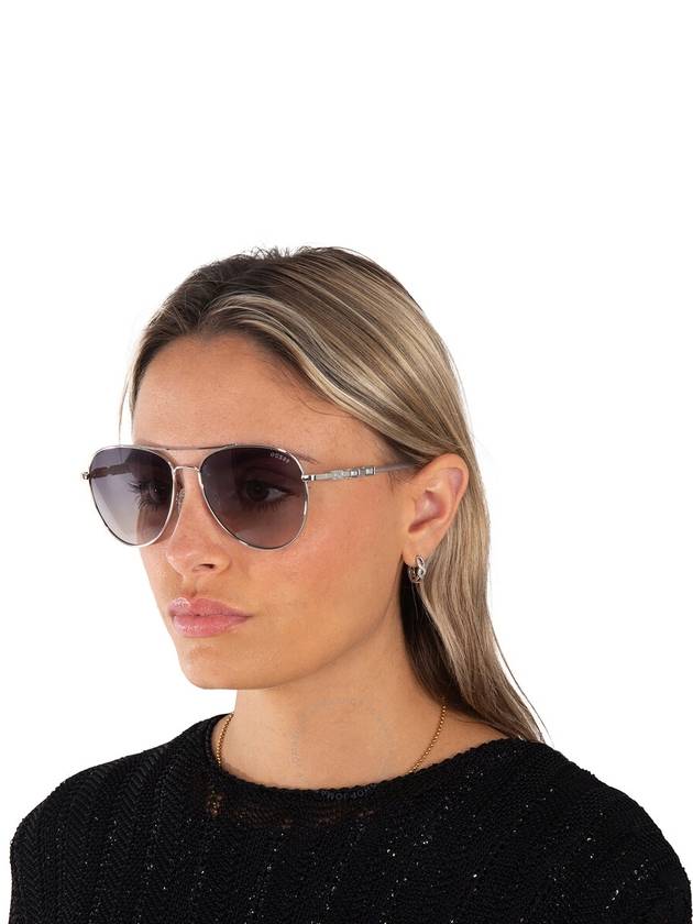 Guess Factory Smoke Gradient Pilot Ladies Sunglasses GF6143 10B 59 - GUESS - BALAAN 2