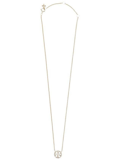 Miller Pave Logo Delicate Necklace Gold - TORY BURCH - BALAAN 2