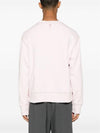 Embroidery Logo Crew Neck Sweatshirt Pink - AMI - BALAAN 3