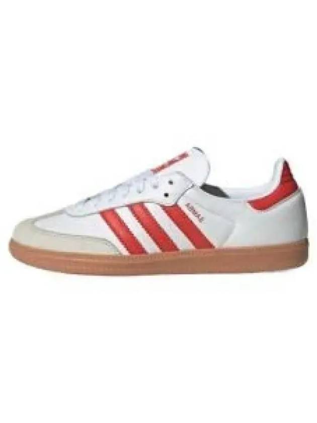 Samba OG Leather Low Top Sneakers Red Cloud White - ADIDAS - BALAAN 2