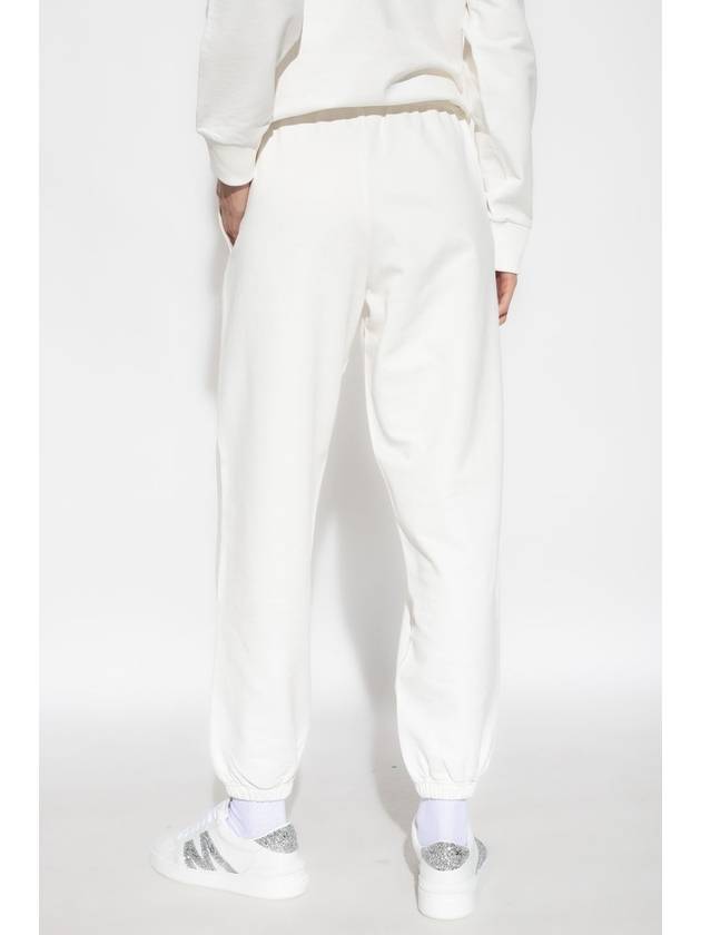 Logo Patch Track Pants White - MONCLER - BALAAN 5