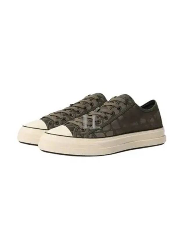 Toile Iconographe Low Top Sneakers Green - VALENTINO - BALAAN 2