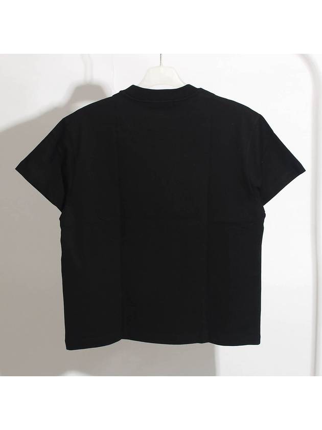 Logo Label Cotton 3 Pack Short Sleeve T-Shirt Black - JIL SANDER - BALAAN 3