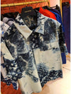 Men's Monogram Bandana Denim Short Sleeve Shirt - LOUIS VUITTON - BALAAN.