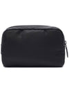 Nylon Cosmetics Mini Pouch Bag Black - PRADA - BALAAN 5