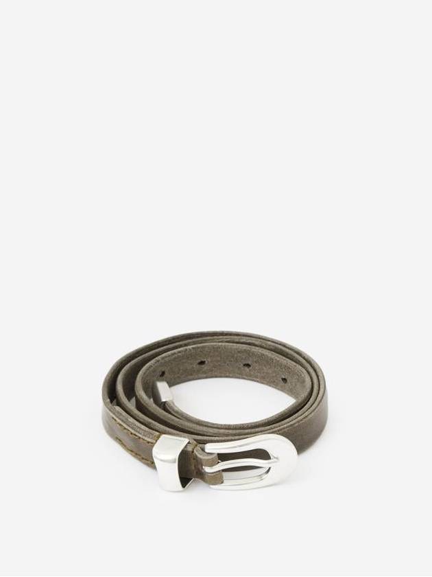 Buckle Leather Belt Grau - OUR LEGACY - BALAAN 3