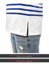 Striped Cotton Long Sleeve T-Shirt Blue White - SAINT JAMES - BALAAN 11