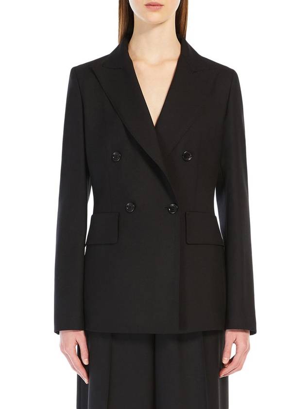 Osanna Double Breasted Jacket Black - MAX MARA - BALAAN 3