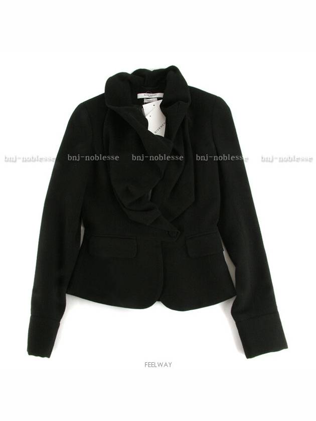 6H565 3044 sheepskin black suit jacket - GIVENCHY - BALAAN 1