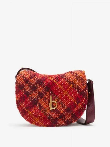 Medium Rocking Horse Bag Red Black 314951 - BURBERRY - BALAAN 1