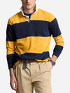 Regular Fit Long Sleeve Polo Shirt Yellow Black - POLO RALPH LAUREN - BALAAN 4