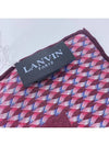 Men's 100% silk pattern handkerchief - LANVIN - BALAAN 3