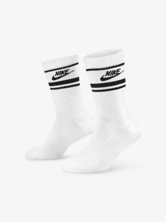 Sportswear Everyday Essential Crew Socks 3 Pack White - NIKE - BALAAN 2