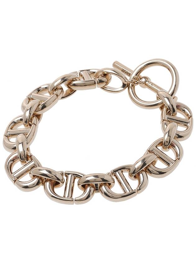 CD Logo Bracelet Gold - DIOR - BALAAN 8