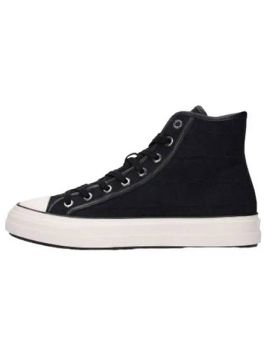 Twal Iconograph Total Loop High Top Sneakers Black - VALENTINO - BALAAN 1