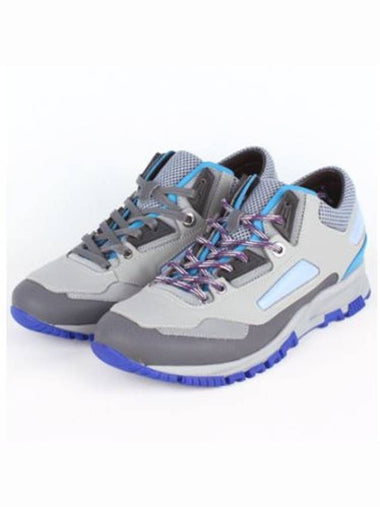 Men New Trainer SKDNTR VEG0 11 Gray Leather - LANVIN - BALAAN 1