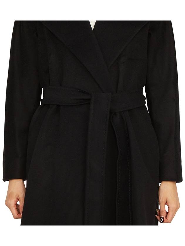 Bdanton Virgin Wool Single Coat Black - MAX MARA - BALAAN 10