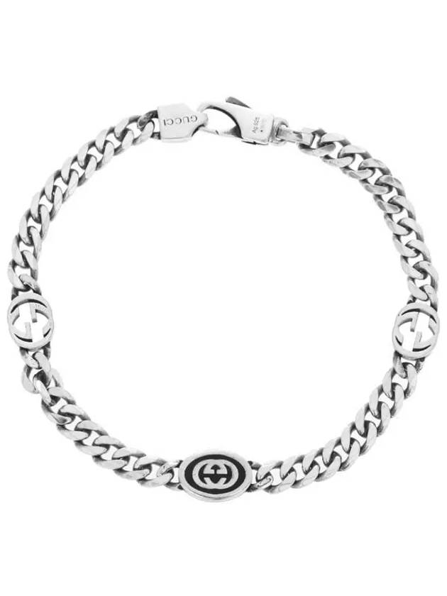 Interlocking G Bracelet Silver - GUCCI - BALAAN 3