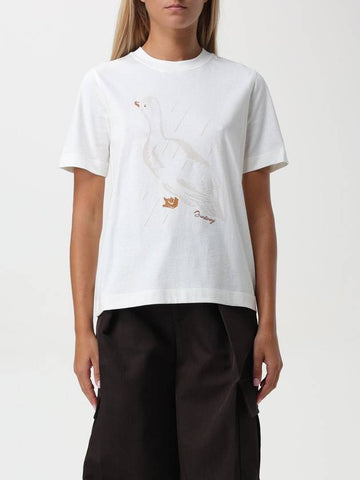 T-shirt stampata in cotone Burberry - BURBERRY - BALAAN 1