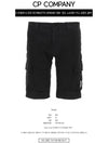 Lens Wappen Cargo Shorts Black - CP COMPANY - BALAAN 3